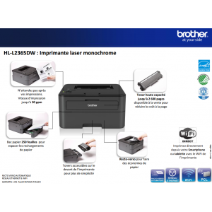 Brother HL-L2375DW Imprimante laser monochrome Wifi