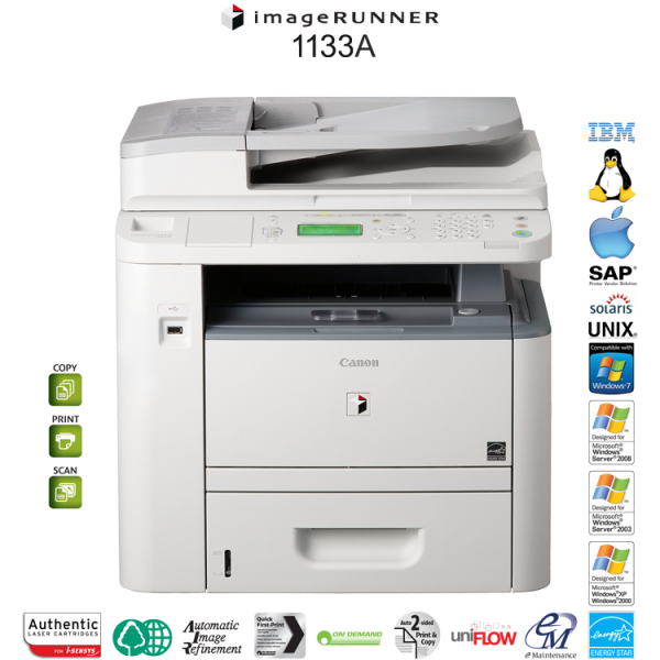 Canon imagerunner 1133 как сканировать на компьютер