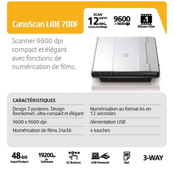 Сканер canon canoscan lide 700f обзор